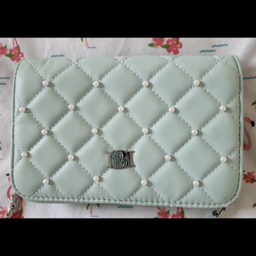 New Badgley Mischka Small Crossbody Bag Mint Green